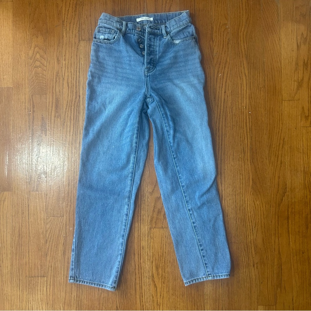 PacSun 100% Cotton High Rise Straight Leg Jeans